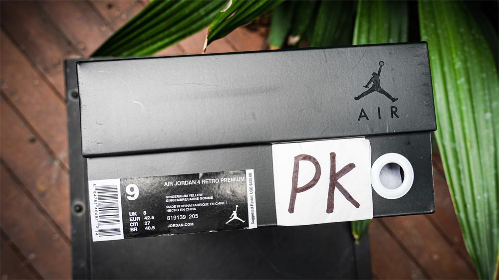 PK GOD Jordan 4 Retro Ginger Wheat RETAIL MATERIALS READY TO SHIP